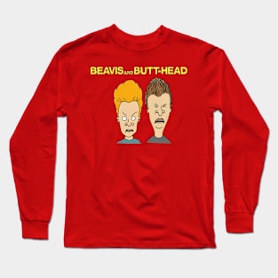 Beavis and Butt-Head, funny design Long Sleeve T-Shirt